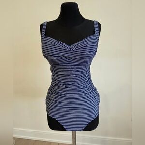 Nip Tuck Nautical Tankini Set D Cup,  US 4